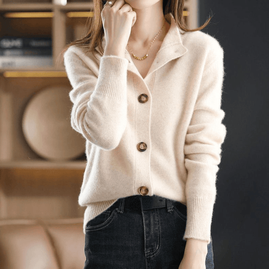 Anny | Cashmere Knitted Cardigan