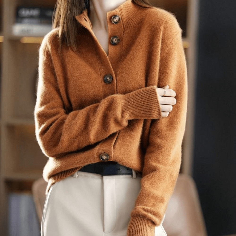 Anny | Cashmere Knitted Cardigan